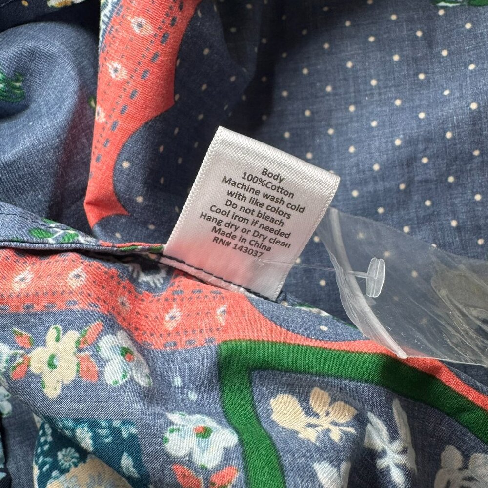 New $345 Hunter Bell Everett Patchwork Cotton Pop… - image 14